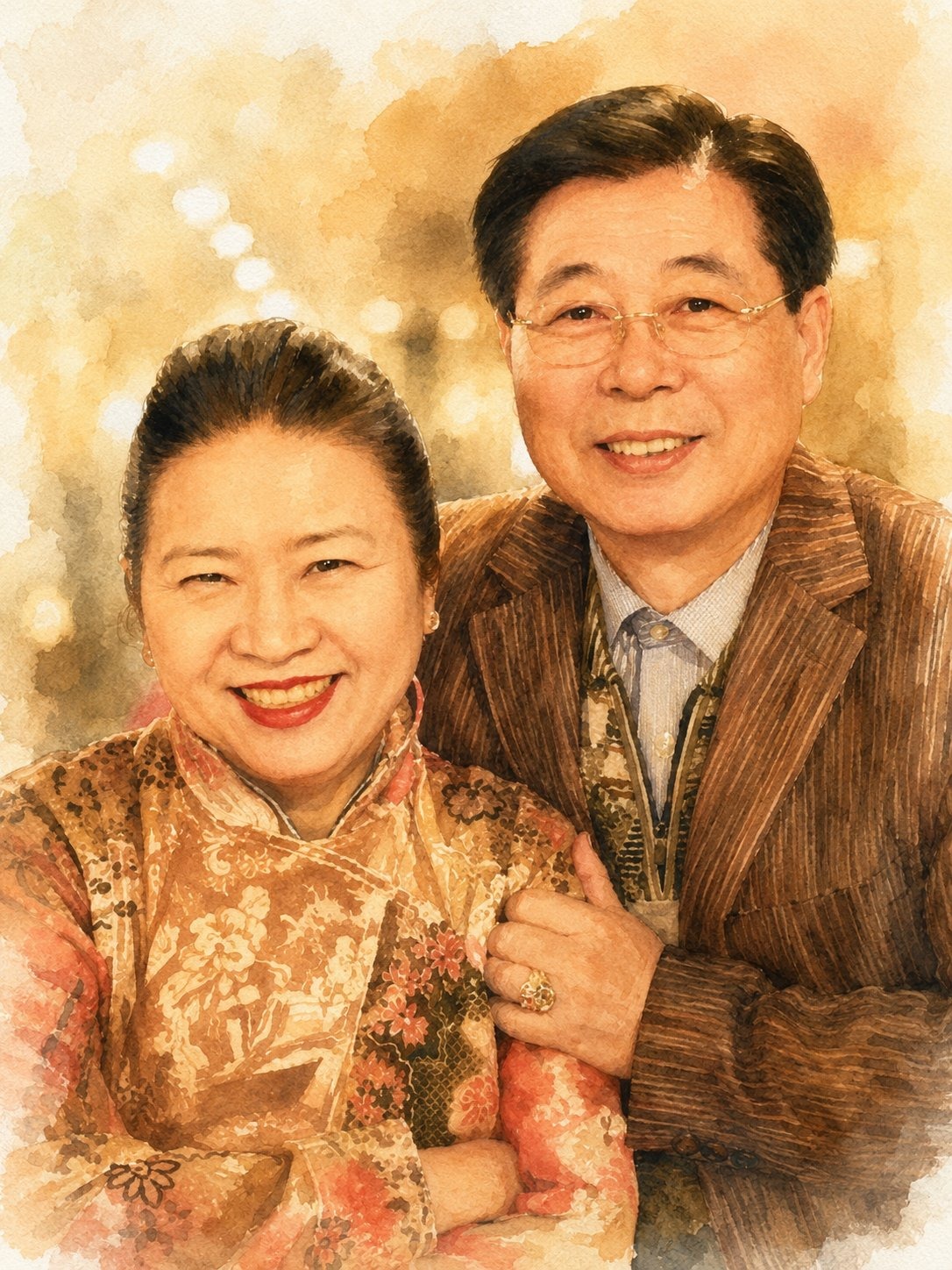 광성당 창업자 부부 초상화